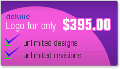 Deluxe Logo Packages - UNLIMITED initial logo designs to select from and UNLIMITED revisions of selected design - $395.00